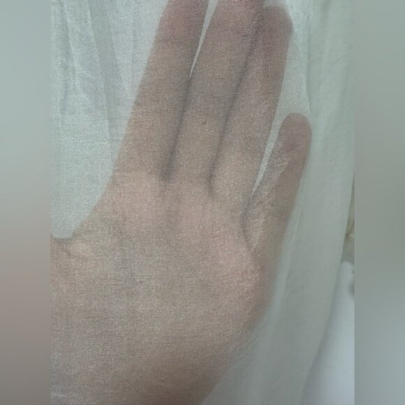 M Made in Italy 100% Silk Elegant Open Front Long Sleeve Cardigan size L - Picture 8 of 10